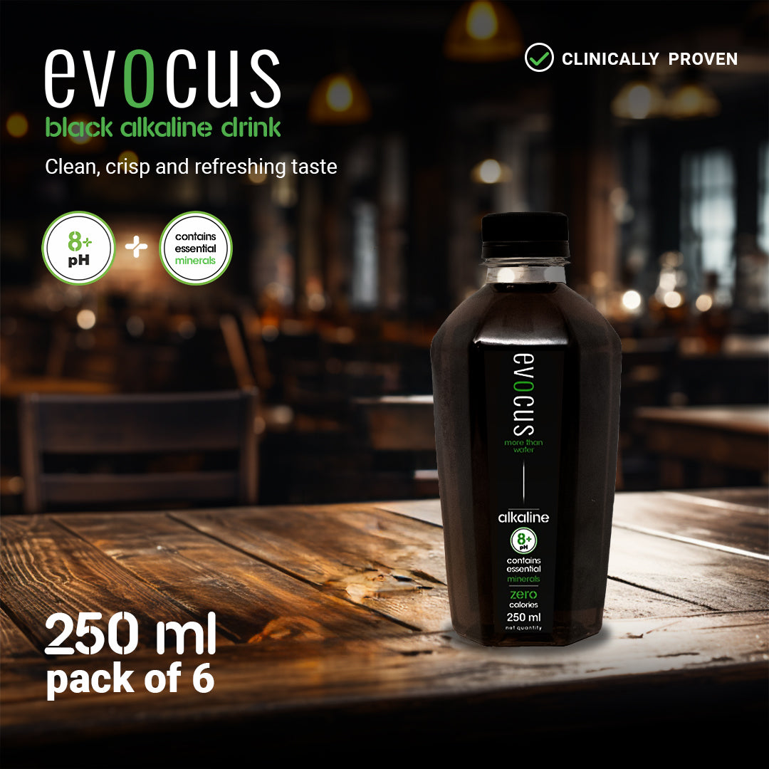 Black Alkaline Drink - 250ml Pack of 6