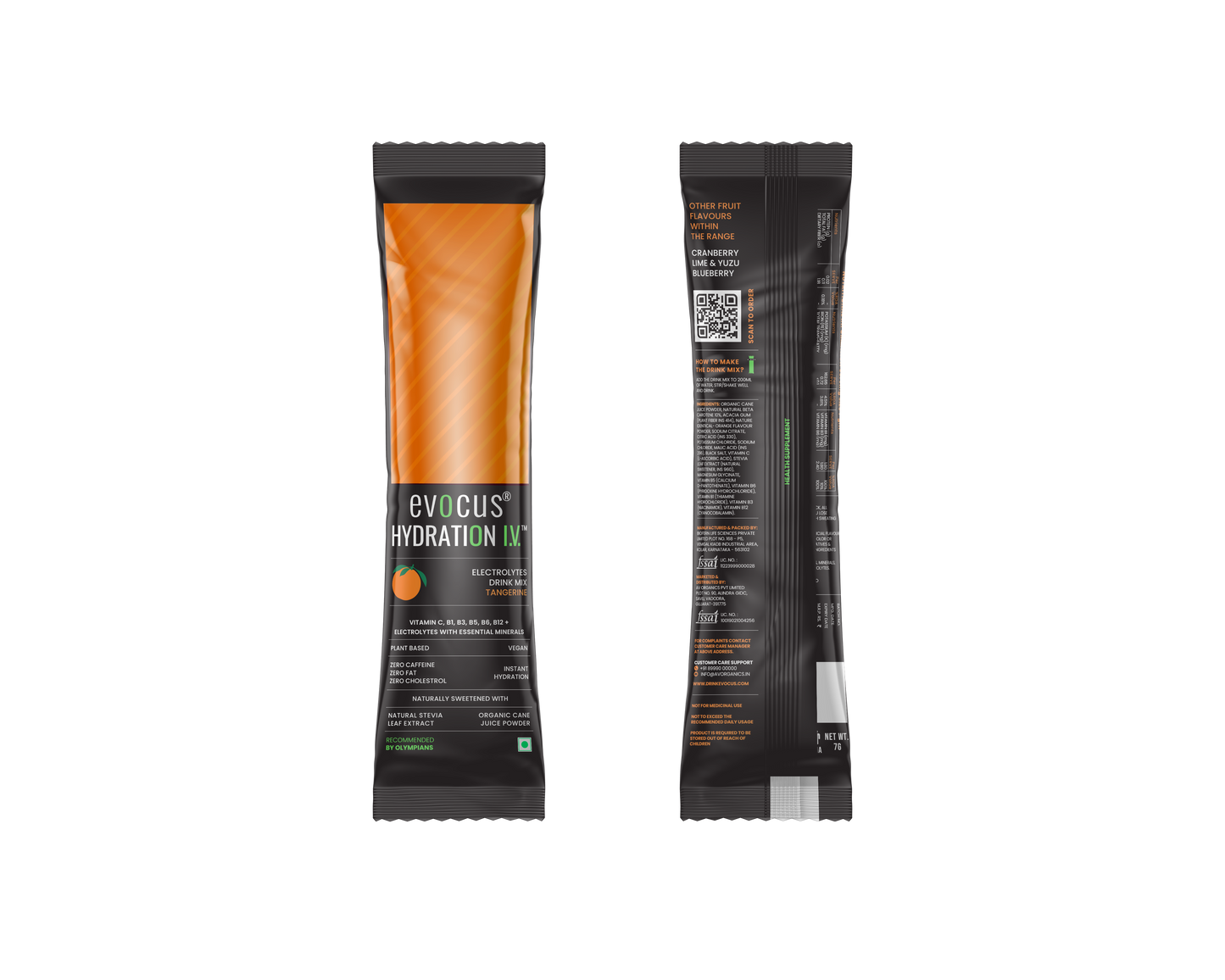 Hydration IV (Electrolytes Drink Mix)- Tangerine