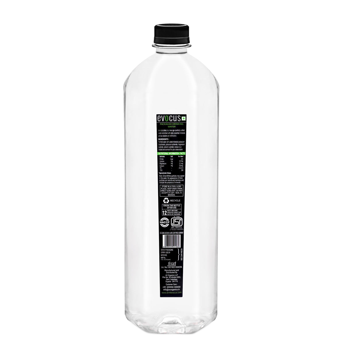 Evocus Black Alkaline Drink Online | 8+ pH with Natural Minerals