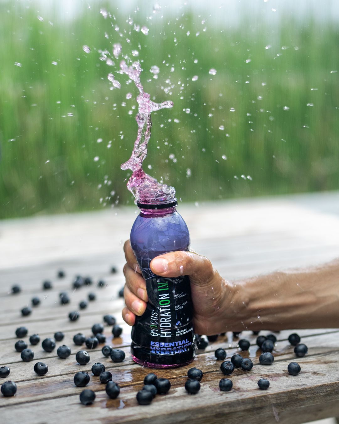 Hydration I.V. Electrolytes Drink - Blueberry (500ml)