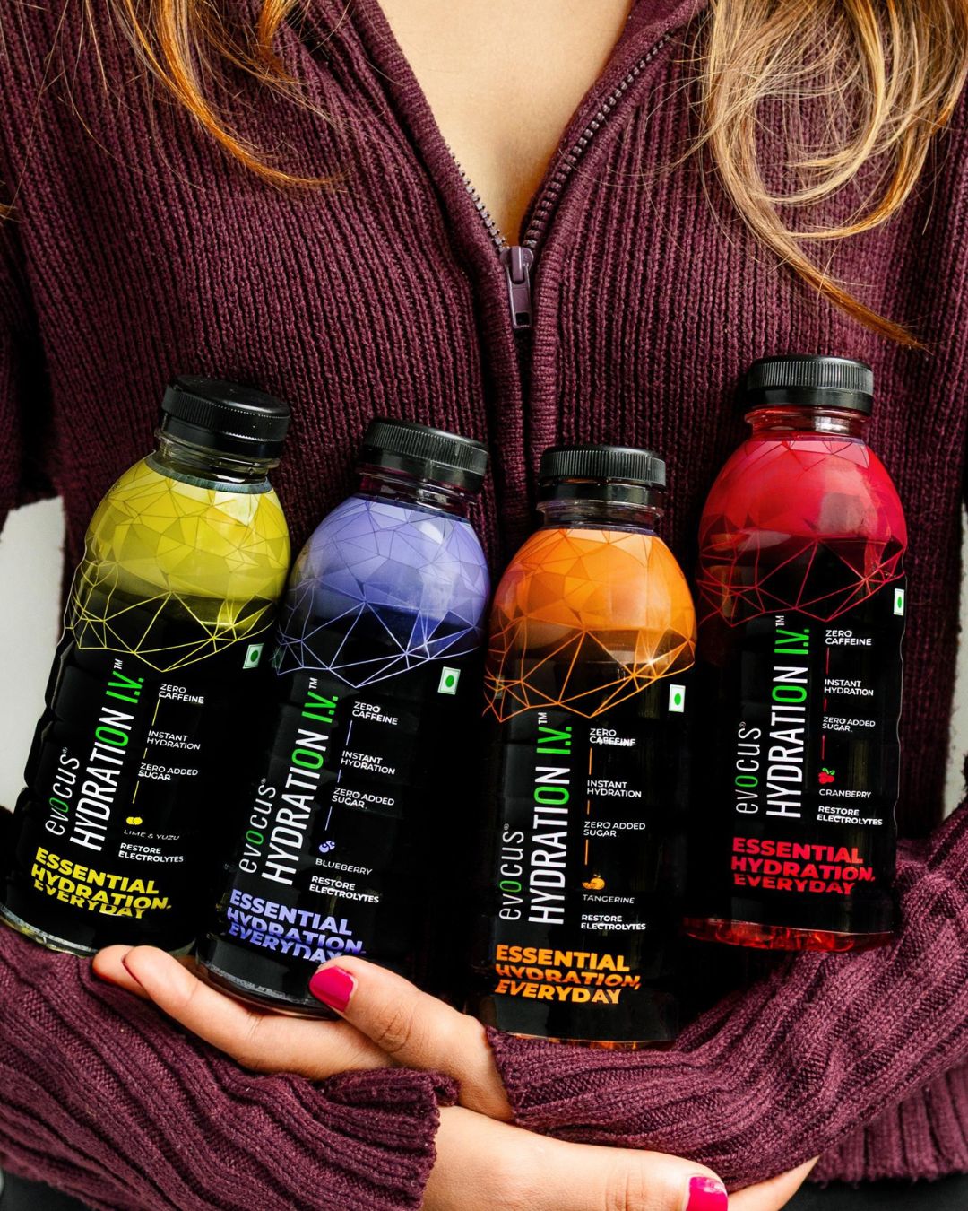 Hydration I.V. Electrolytes Drink - Mix Flavour (500ml) Pack of 8