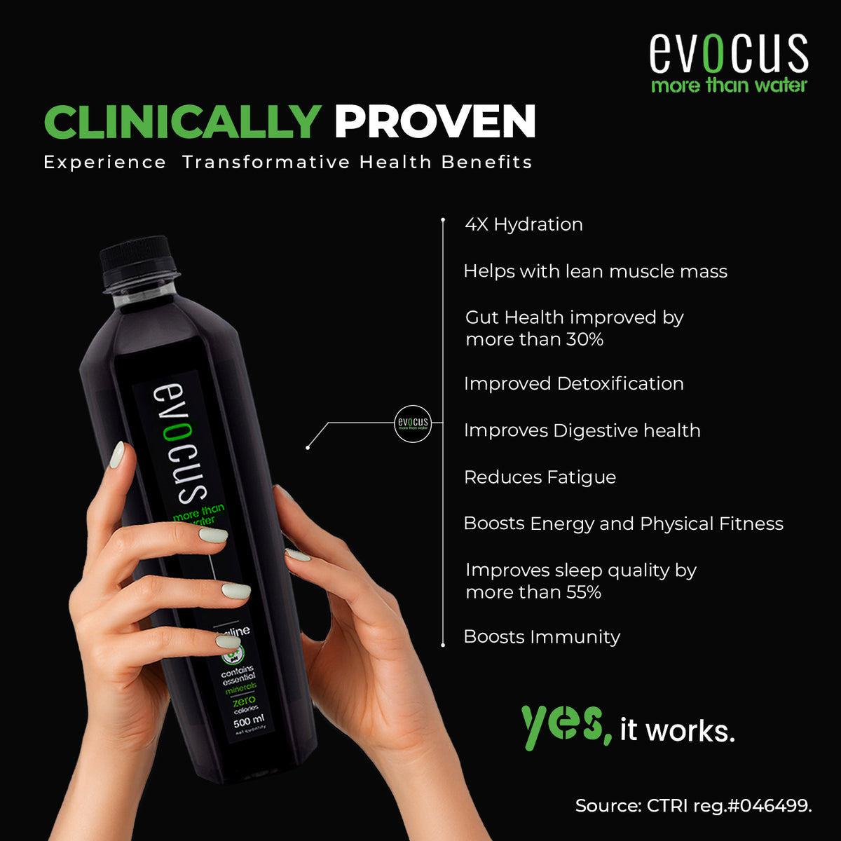 Evocus Evocus Black Alkaline Drink Online | 8+ pH with Natural Minerals