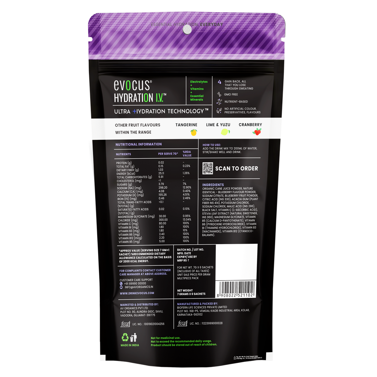 Evocus Black Alkaline Drink Online | 8+ pH with Natural Minerals