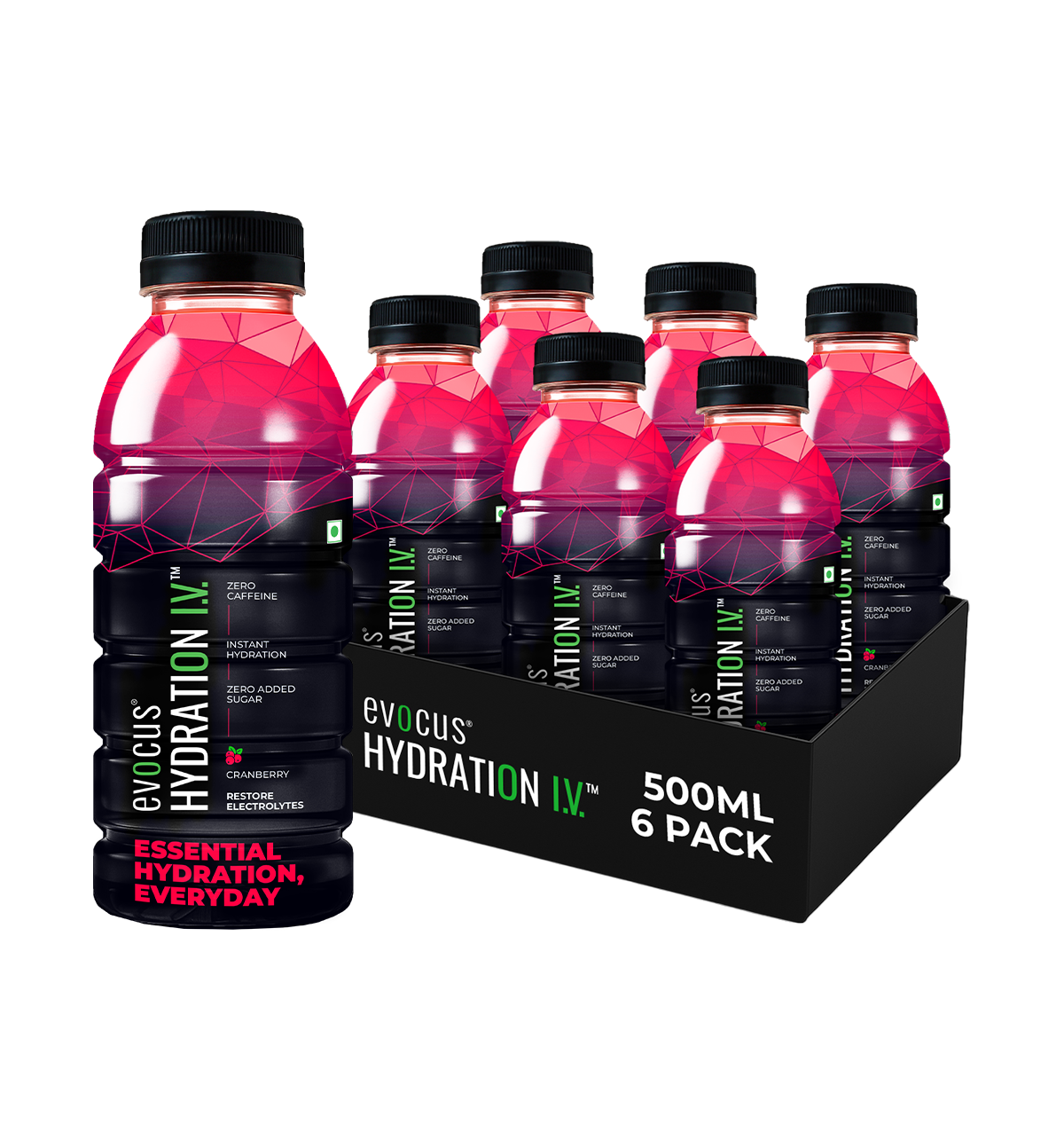 Hydration I.V. Electrolytes Drink Cranberry 500ml