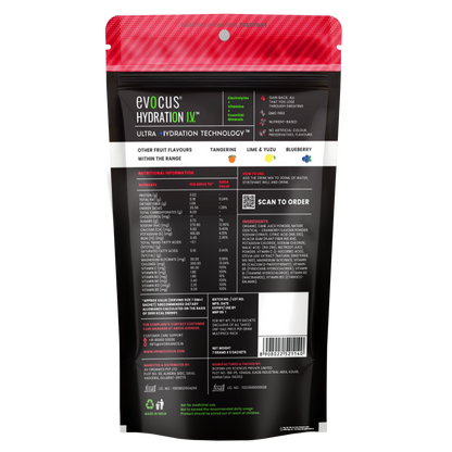 Hydration IV (Electrolytes Drink Mix)- Cranberry