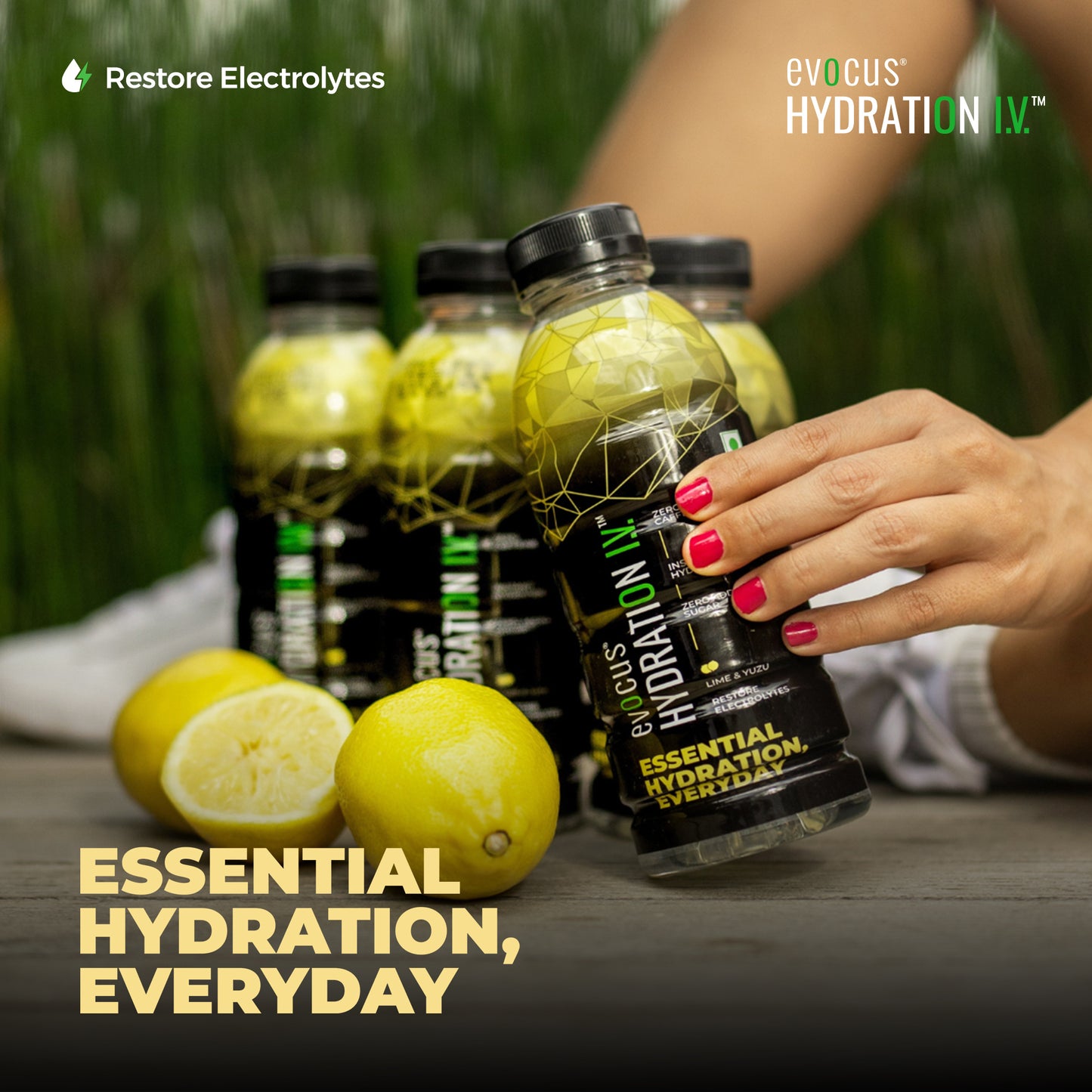Hydration I.V. Electrolytes Drink - Lime&yuzu (500ml)