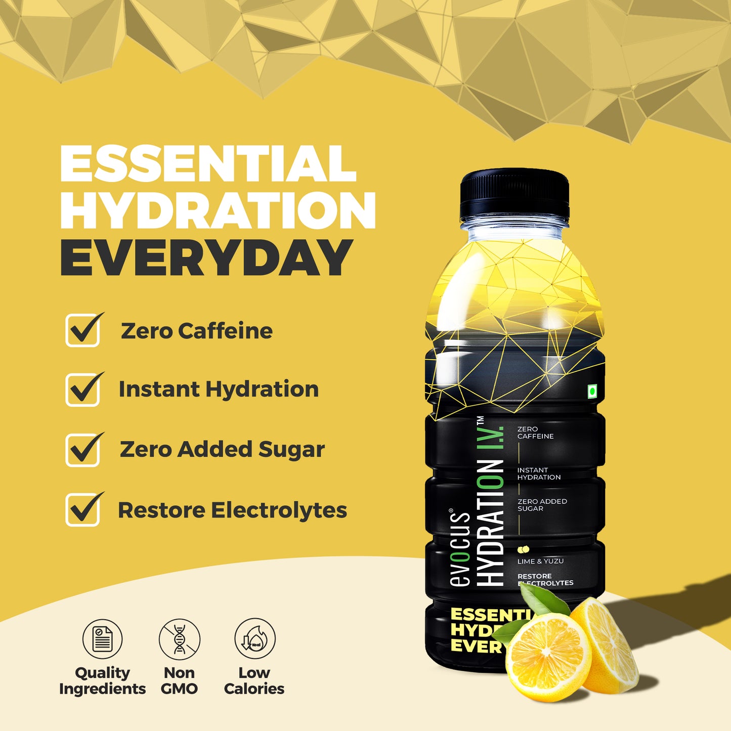 Hydration I.V. Electrolytes Drink - Lime&yuzu (500ml)