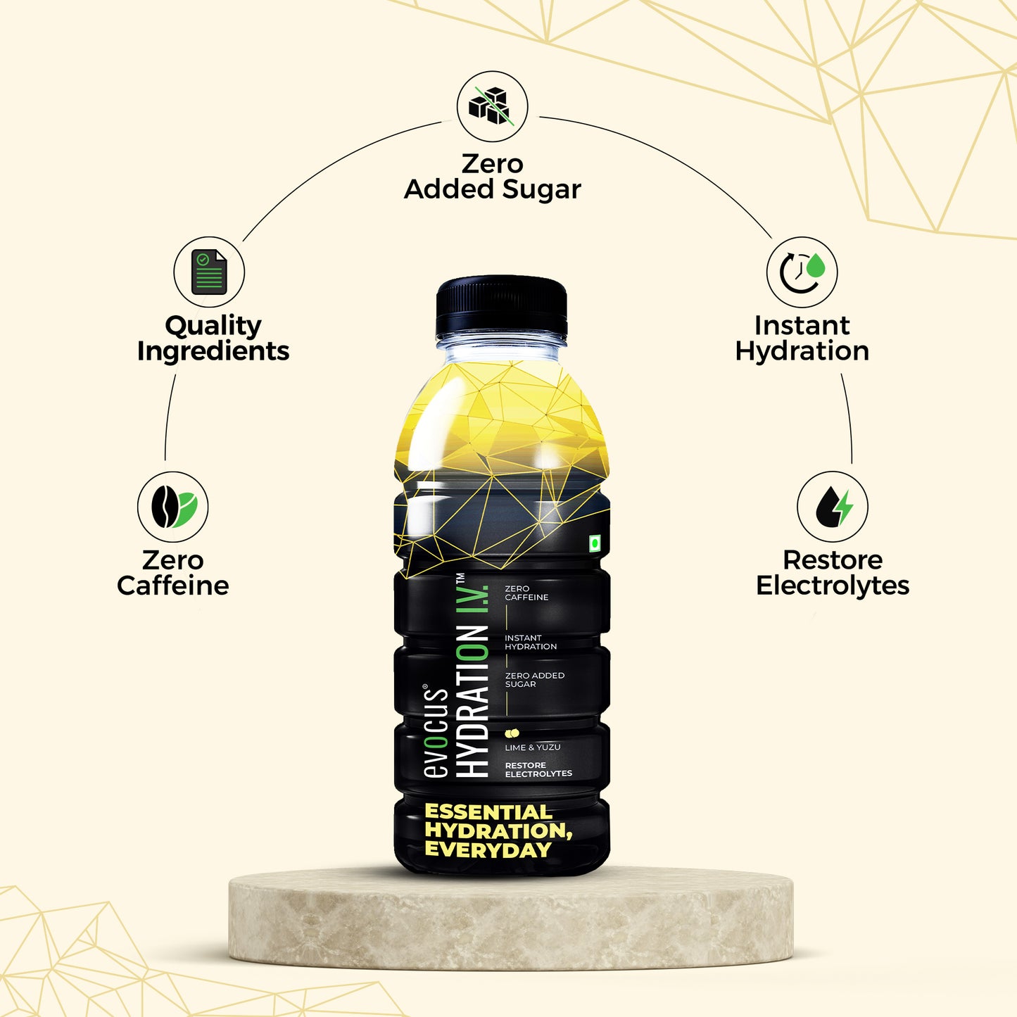 Hydration I.V. Electrolytes Drink - Lime&yuzu (500ml)